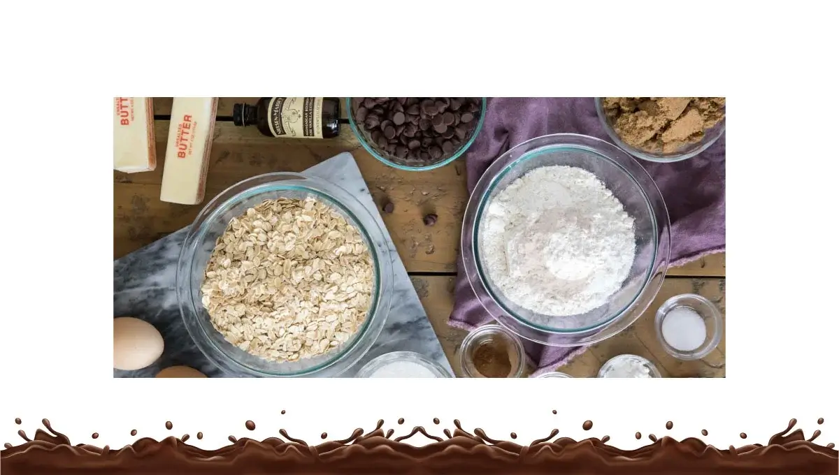 ingredients-to-make-oatmeal-chocolate-chip-cookies